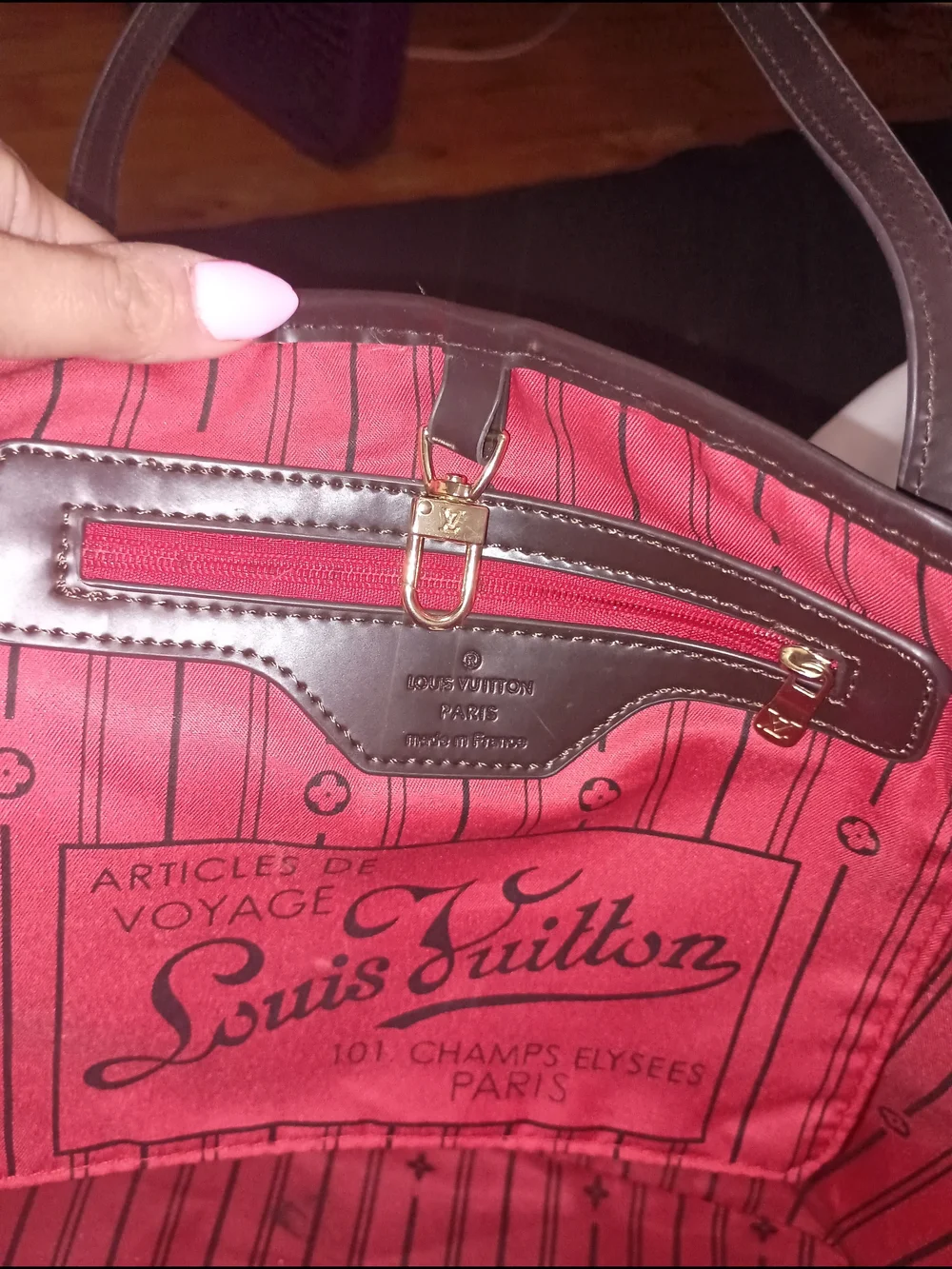 Louis Vuitton Checked Purse